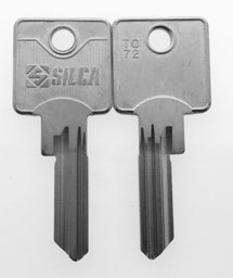 Toon details voor Silca Cilindersleutel nikkel TO72 Afbeelding van Silca Cilindersleutel nikkel TO72
