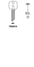 Toon details voor Silca Cilindersleutel brass TO50X10 Afbeelding van Silca Cilindersleutel brass TO50X10