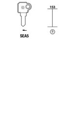 Toon details voor Silca Cilindersleutel brass SEA5 Afbeelding van Silca Cilindersleutel brass SEA5