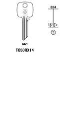 Toon details voor Silca Cilindersleutel brass TO50RX14 Afbeelding van Silca Cilindersleutel brass TO50RX14