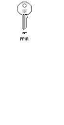 Toon details voor Silca Cilindersleutel brass PF1R Afbeelding van Silca Cilindersleutel brass PF1R