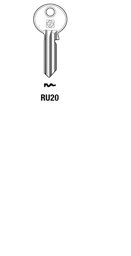 Toon details voor Silca Cilindersleutel brass RU20 Afbeelding van Silca Cilindersleutel brass RU20