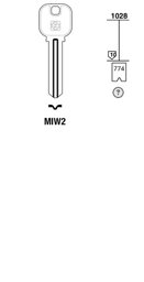Toon details voor Silca Cilindersleutel brass MIW2 Afbeelding van Silca Cilindersleutel brass MIW2