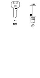 Toon details voor Silca Cilindersleutel brass NK1 Afbeelding van Silca Cilindersleutel brass NK1
