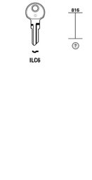 Toon details voor Silca Cilindersleutel brass ILC6 Afbeelding van Silca Cilindersleutel brass ILC6