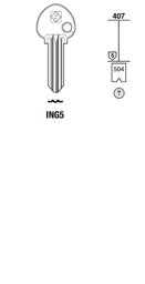 Toon details voor Silca Cilindersleutel brass ING5 Afbeelding van Silca Cilindersleutel brass ING5