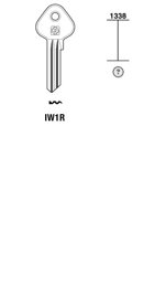 Toon details voor Silca Cilindersleutel brass IW1R Afbeelding van Silca Cilindersleutel brass IW1R