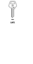 Toon details voor Silca Cilindersleutel brass LAF2 Afbeelding van Silca Cilindersleutel brass LAF2