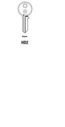 Toon details voor Silca Cilindersleutel brass HD2 Afbeelding van Silca Cilindersleutel brass HD2