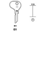 Toon details voor Silca Cilindersleutel brass ID1 Afbeelding van Silca Cilindersleutel brass ID1