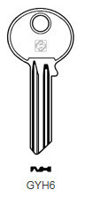 Toon details voor Silca Cilindersleutel brass GYH6 Afbeelding van Silca Cilindersleutel brass GYH6
