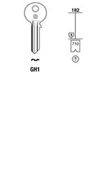 Toon details voor Silca Cilindersleutel brass GH1 Afbeelding van Silca Cilindersleutel brass GH1