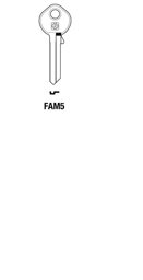 Toon details voor Silca Cilindersleutel brass FAM5 Afbeelding van Silca Cilindersleutel brass FAM5