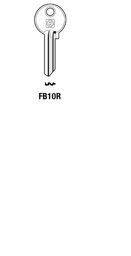 Toon details voor Silca Cilindersleutel brass FB10R Afbeelding van Silca Cilindersleutel brass FB10R