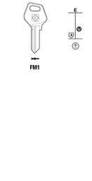 Toon details voor Silca Cilindersleutel brass FM1 Afbeelding van Silca Cilindersleutel brass FM1