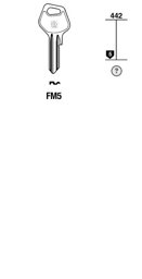 Toon details voor Silca Cilindersleutel brass FM5 Afbeelding van Silca Cilindersleutel brass FM5