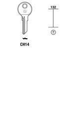 Toon details voor Silca Cilindersleutel brass CH14 Afbeelding van Silca Cilindersleutel brass CH14