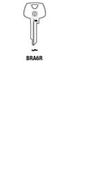 Toon details voor Silca Cilindersleutel brass BRA6R Afbeelding van Silca Cilindersleutel brass BRA6R