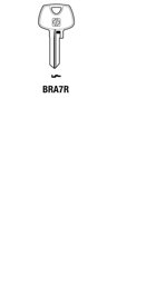 Toon details voor Silca Cilindersleutel brass BRA7R Afbeelding van Silca Cilindersleutel brass BRA7R
