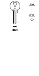 Toon details voor Silca Cilindersleutel brass BRM1 Afbeelding van Silca Cilindersleutel brass BRM1