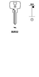 Toon details voor Silca Cilindersleutel brass BUR32 Afbeelding van Silca Cilindersleutel brass BUR32