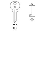 Toon details voor Silca Cilindersleutel brass AL1 Afbeelding van Silca Cilindersleutel brass AL1