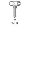 Toon details voor Silca Autosleutel z/plastic kop staal YH12R Afbeelding van Silca Autosleutel z/plastic kop staal YH12R