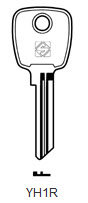 Toon details voor Silca Autosleutel z/plastic kop staal YH1R Afbeelding van Silca Autosleutel z/plastic kop staal YH1R