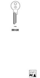 Toon details voor Silca Autosleutel z/plastic kop staal RR10R Afbeelding van Silca Autosleutel z/plastic kop staal RR10R