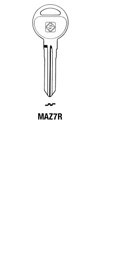 Toon details voor Silca Autosleutel z/plastic kop staal MAZ7R Afbeelding van Silca Autosleutel z/plastic kop staal MAZ7R