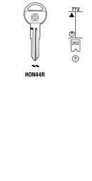 Toon details voor Silca Autosleutel z/plastic kop staal HON44R Afbeelding van Silca Autosleutel z/plastic kop staal HON44R