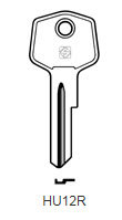 Toon details voor Silca Autosleutel z/plastic kop staal HU12R Afbeelding van Silca Autosleutel z/plastic kop staal HU12R