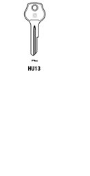 Toon details voor Silca Autosleutel z/plastic kop staal HU13 Afbeelding van Silca Autosleutel z/plastic kop staal HU13