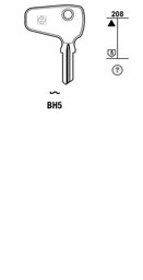 Toon details voor Silca Contactsleutel staal BH5 Afbeelding van Silca Contactsleutel staal BH5