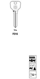Toon details voor Silca Autosleutel z/plastic kop brass FO16 Afbeelding van Silca Autosleutel z/plastic kop brass FO16