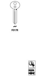 Toon details voor Silca Autosleutel z/plastic kop brass FO17R Afbeelding van Silca Autosleutel z/plastic kop brass FO17R