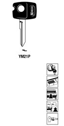 Toon details voor Silca Autosleutel plastic kop staal YM21P Afbeelding van Silca Autosleutel plastic kop staal YM21P