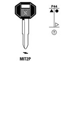 Toon details voor Silca Autosleutel plastic kop staal MIT2P Afbeelding van Silca Autosleutel plastic kop staal MIT2P