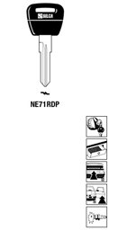 Toon details voor Silca Autosleutel plastic kop staal NE71RDP Afbeelding van Silca Autosleutel plastic kop staal NE71RDP