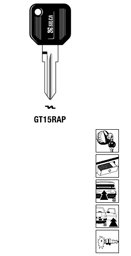 Toon details voor Silca Autosleutel plastic kop staal GT15RAP Afbeelding van Silca Autosleutel plastic kop staal GT15RAP