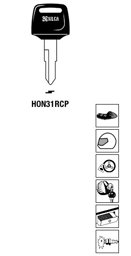 Toon details voor Silca Autosleutel plastic kop staal HON31RCP Afbeelding van Silca Autosleutel plastic kop staal HON31RCP