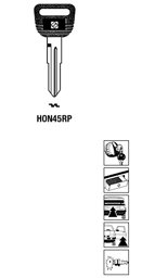 Toon details voor Silca Autosleutel plastic kop staal HON45RP Afbeelding van Silca Autosleutel plastic kop staal HON45RP
