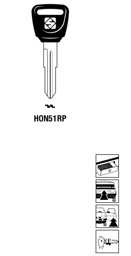 Toon details voor Silca Autosleutel plastic kop staal HON51RP Afbeelding van Silca Autosleutel plastic kop staal HON51RP