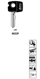 Toon details voor Silca Autosleutel plastic kop staal HU33P Afbeelding van Silca Autosleutel plastic kop staal HU33P