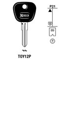 Toon details voor Silca Autosleutel plastic kop brass TOY12P Afbeelding van Silca Autosleutel plastic kop brass TOY12P