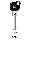 Toon details voor Silca Autosleutel plastic kop brass WAS7P Afbeelding van Silca Autosleutel plastic kop brass WAS7P