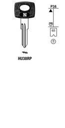 Toon details voor Silca Autosleutel plastic kop brass HU38RP Afbeelding van Silca Autosleutel plastic kop brass HU38RP