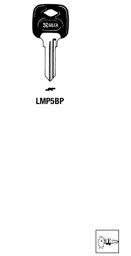 Toon details voor Silca Autosleutel plastic kop brass LMP5BP Afbeelding van Silca Autosleutel plastic kop brass LMP5BP