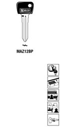 Toon details voor Silca Autosleutel plastic kop brass MAZ12BP Afbeelding van Silca Autosleutel plastic kop brass MAZ12BP