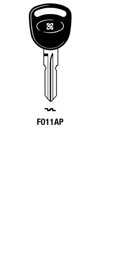 Toon details voor Silca Autosleutel plastic kop brass FO11AP Afbeelding van Silca Autosleutel plastic kop brass FO11AP
